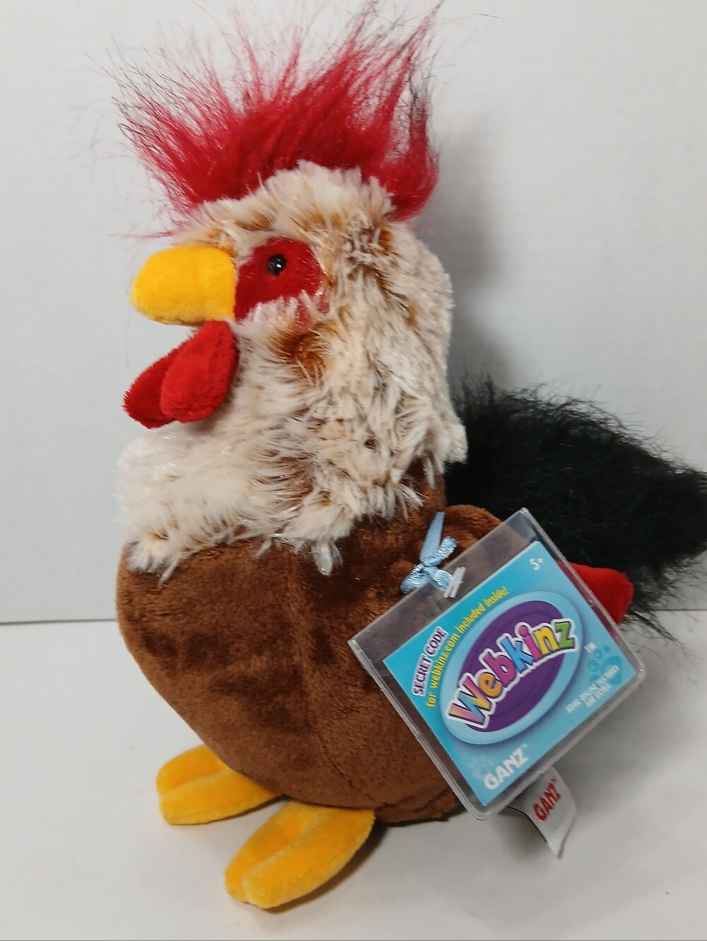 Ganz Webkinz Rockabilly Rooster HM652 New With Sealed Code